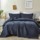 Diamond Navy Coverlet Set by Classic Quilts