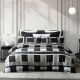 Conrad Silver Quilt Cover Set by Private Collection