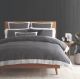 Essex Charcoal Quilt Cover Set by Logan and Mason