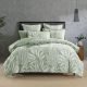 Lansfield Jacquard Sage Quilt Cover Set by Renee Taylor 