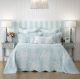 Florence Blue Bedspread Set by Bianca