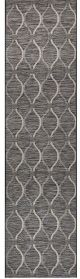 Terrace 5501 Black Runner by Rug Culture 