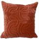 Roma Twin Pack Polyester Filled Cotton Velvet Embroidered Cushion by Cloud Linen