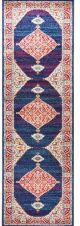 Century 966 Royal Blue Runner by Rug Culture