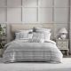 Sinclair Silver Quilt Cover Set by Private Collection