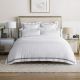 1200tc Palais Tailored Midnight Quilt Cover by Sheridan