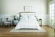 1200tc Palais Tailored White Quilt Cover by Sheridan