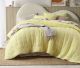 Hugo Butter Cotton Gauze Coverlet Set by Vintage Design