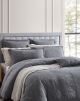 Marbella Dark Grey Quilt Cover Set by Private Collection