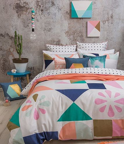 Buy memphis quilt cover set by Bambury online